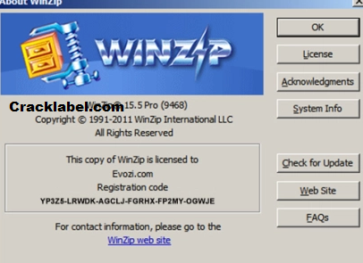 winzip 21.5 registration code